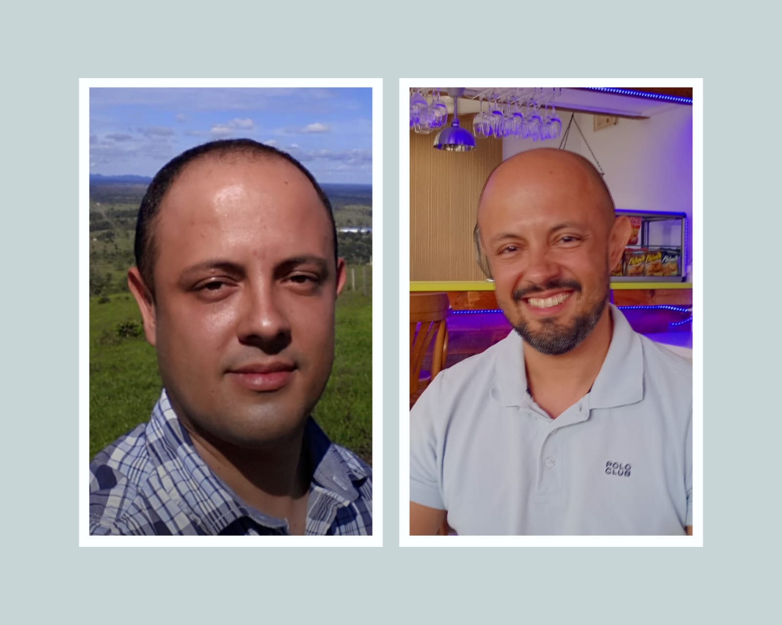 Antes — paciente masculino